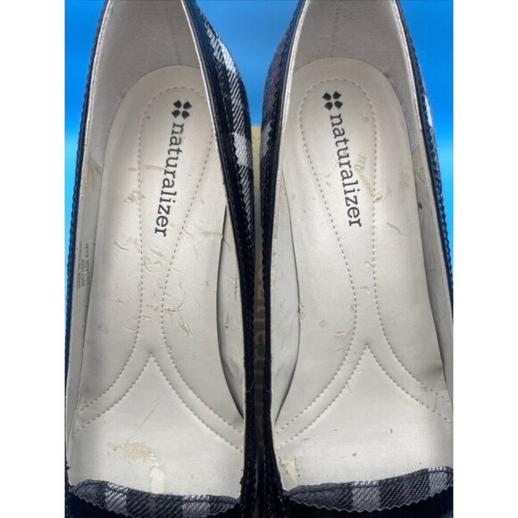 Naturalizer‎ Women’s Heel Shoes 6.5 Engage GRY PLD BLK PA M - Picture 3 of 12